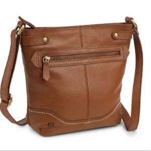 100% Genuine Leather Born Crossbody Purse